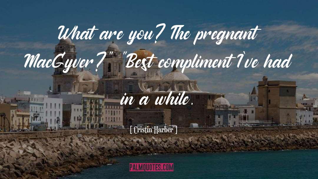 Pregnant quotes by Cristin Harber