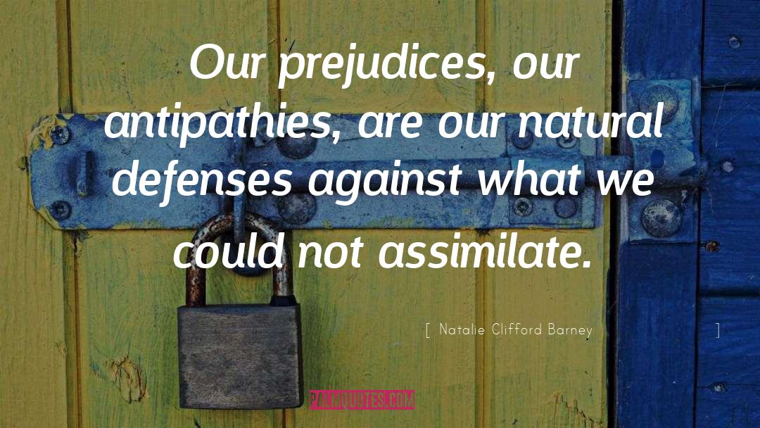 Prejudice quotes by Natalie Clifford Barney