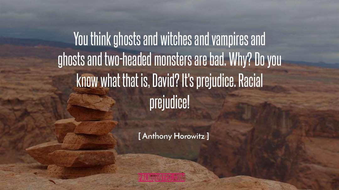 Prejudice quotes by Anthony Horowitz