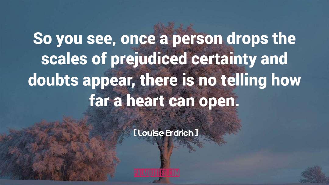 Prejudiced quotes by Louise Erdrich