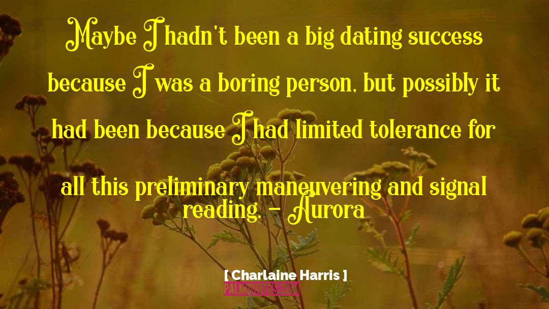 Preliminary quotes by Charlaine Harris