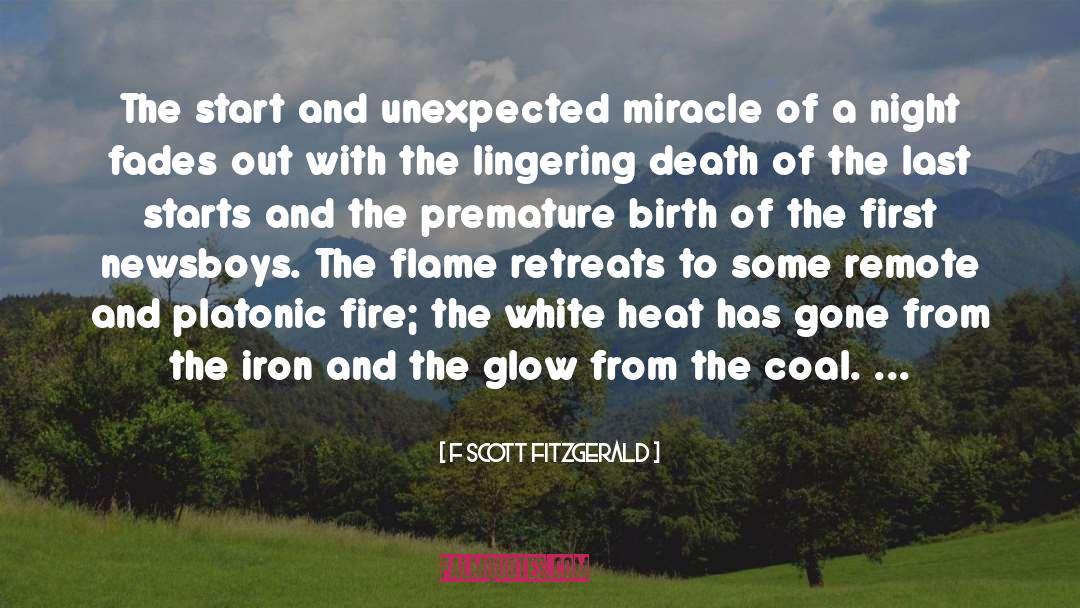 Premature quotes by F Scott Fitzgerald