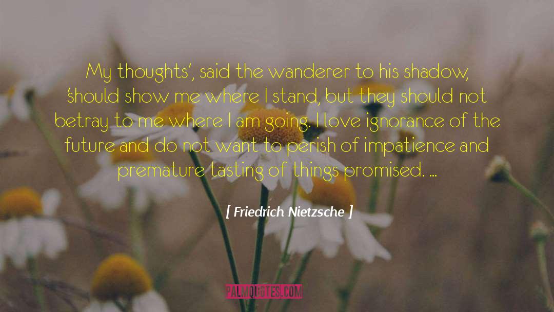 Premature quotes by Friedrich Nietzsche