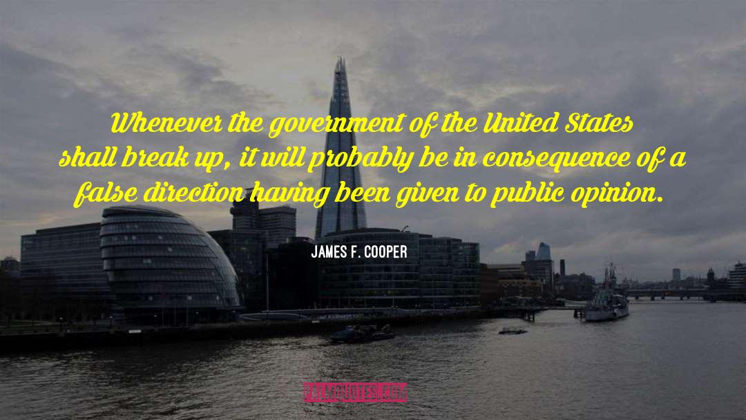 Premiile United quotes by James F. Cooper