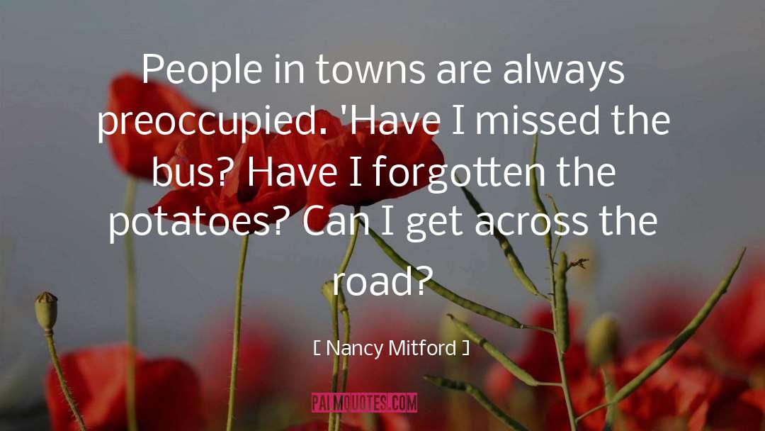 Preoccupied quotes by Nancy Mitford