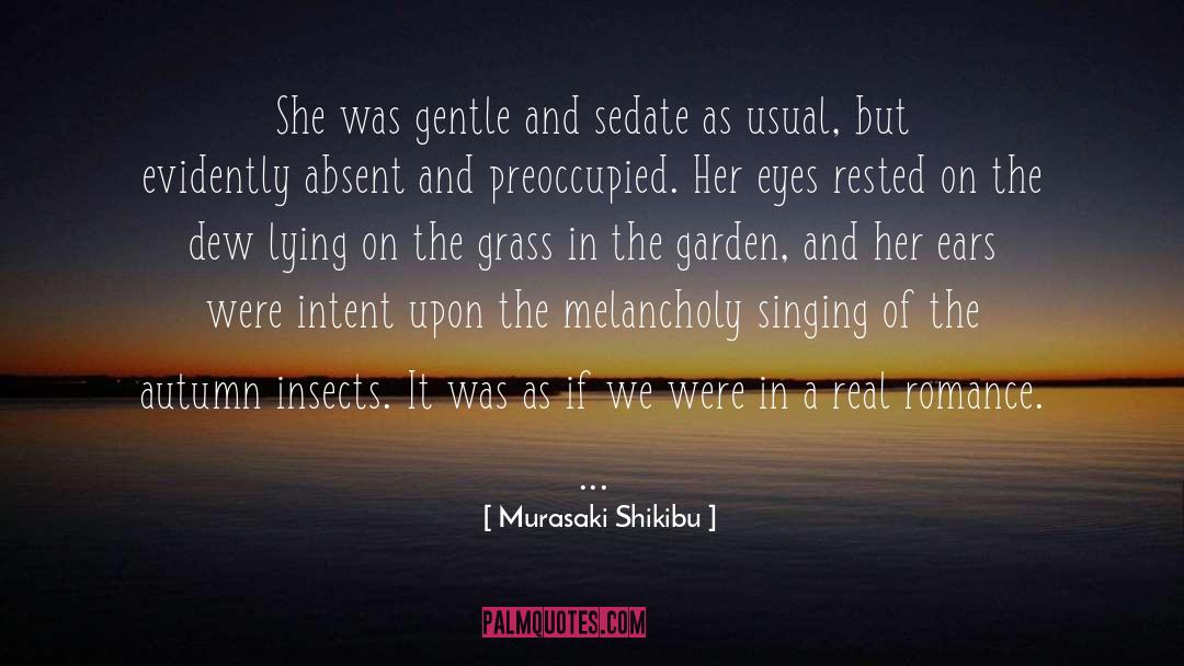 Preoccupied quotes by Murasaki Shikibu