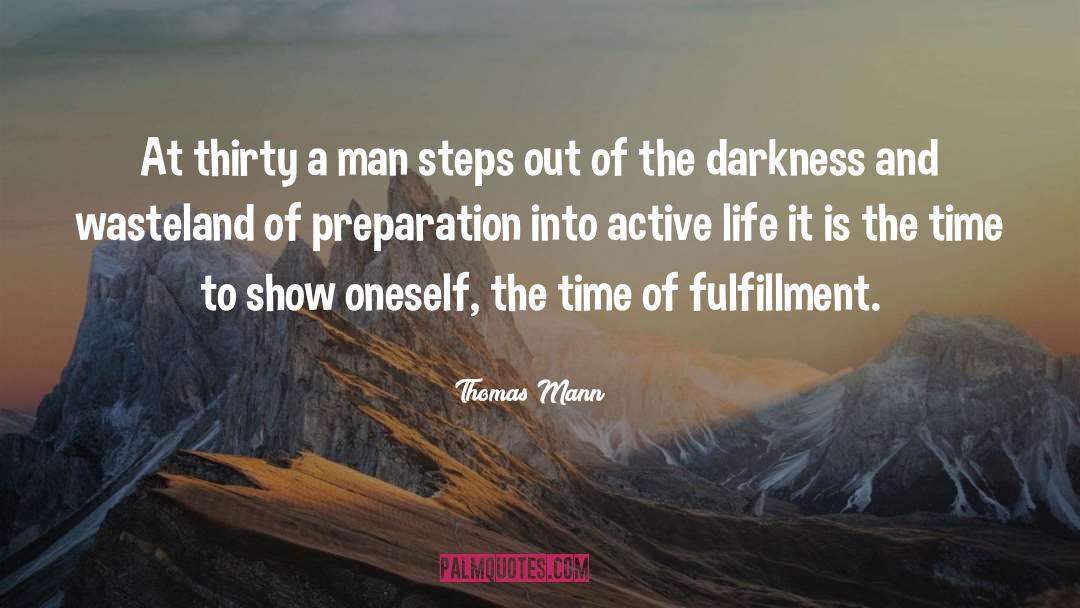 Preparation quotes by Thomas Mann