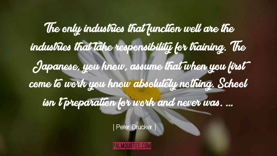 Preparation quotes by Peter Drucker