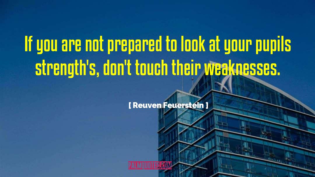 Preparedness quotes by Reuven Feuerstein