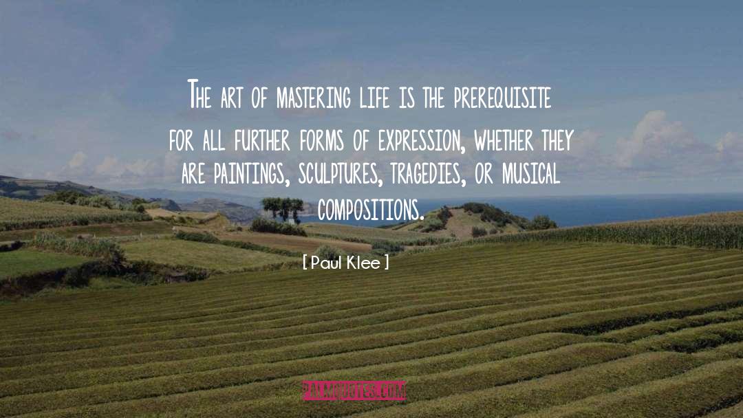 Prerequisite quotes by Paul Klee