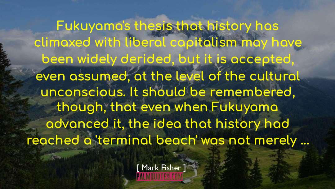 Prescient quotes by Mark Fisher