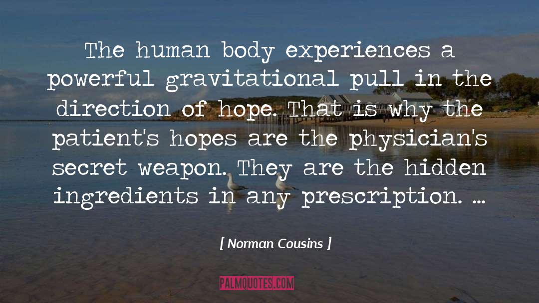 Prescription quotes by Norman Cousins