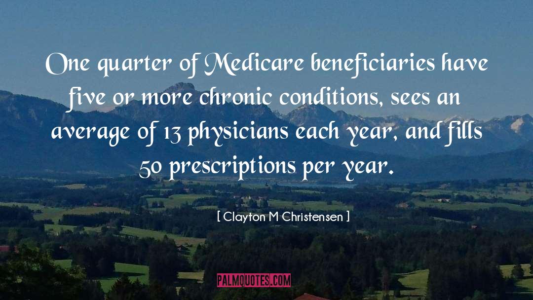 Prescriptions quotes by Clayton M Christensen