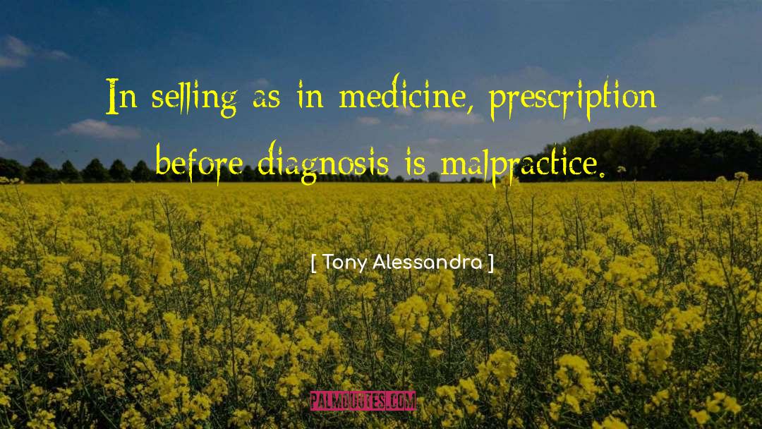 Prescriptions quotes by Tony Alessandra