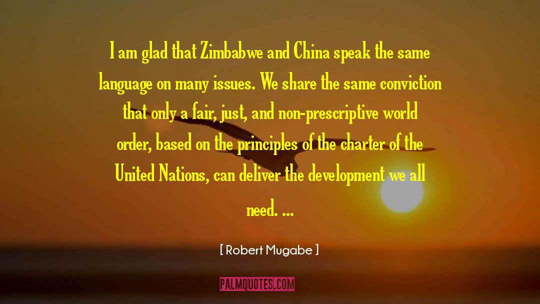 Prescriptive Versus Descriptive quotes by Robert Mugabe