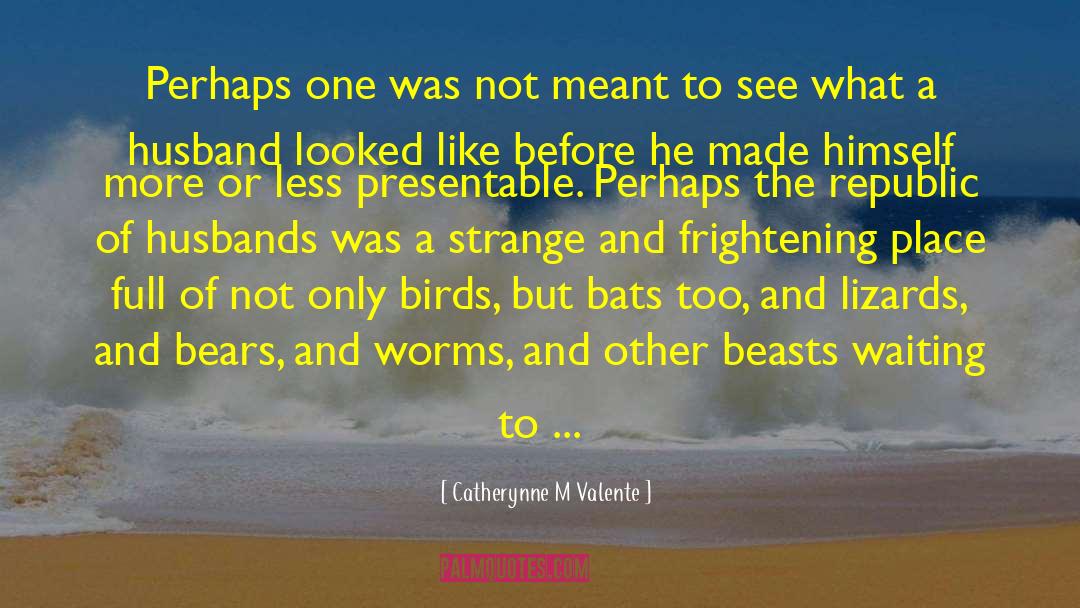 Presentable quotes by Catherynne M Valente