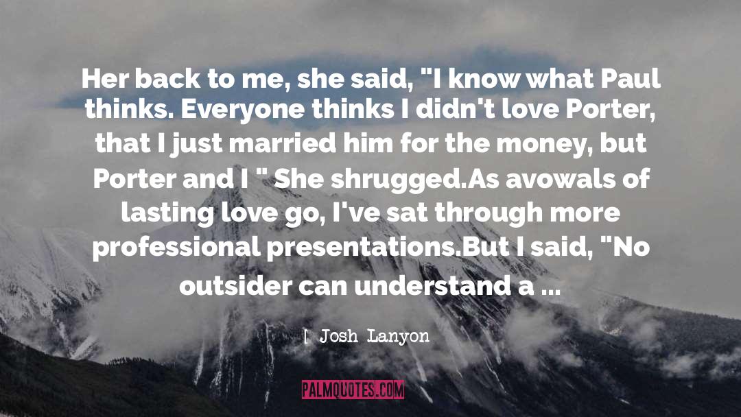 Presentations quotes by Josh Lanyon