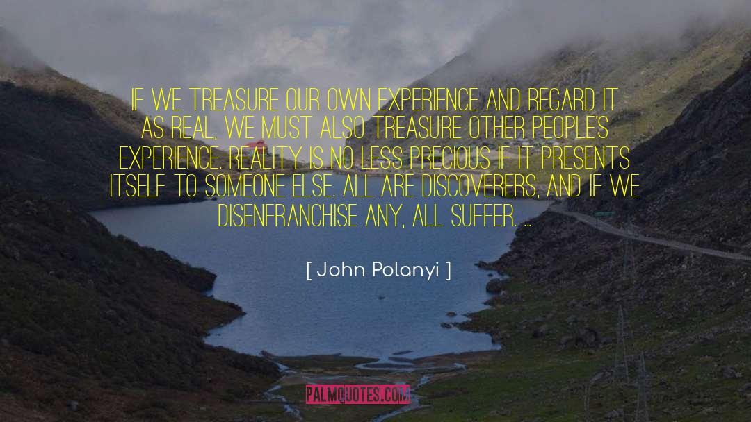 Presents quotes by John Polanyi