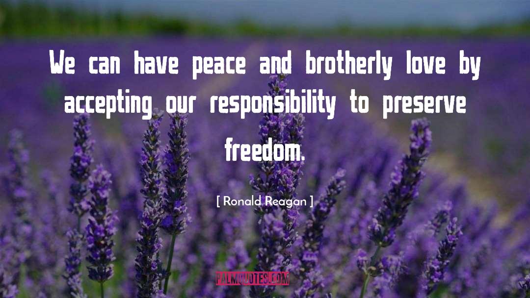 Preserve quotes by Ronald Reagan