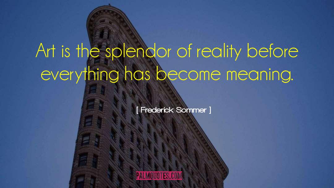 Preserving Art quotes by Frederick Sommer