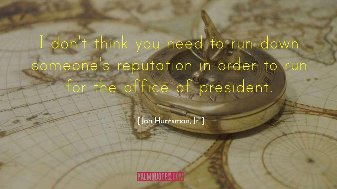 President Clinton quotes by Jon Huntsman, Jr.