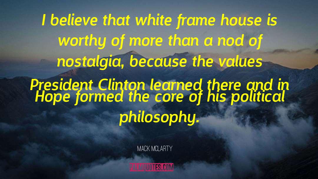 President Clinton quotes by Mack McLarty