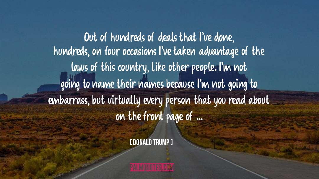 President Donald Trump quotes by Donald Trump