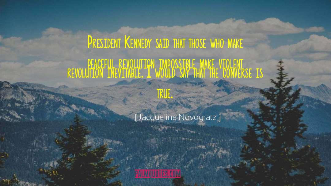President Kennedy quotes by Jacqueline Novogratz