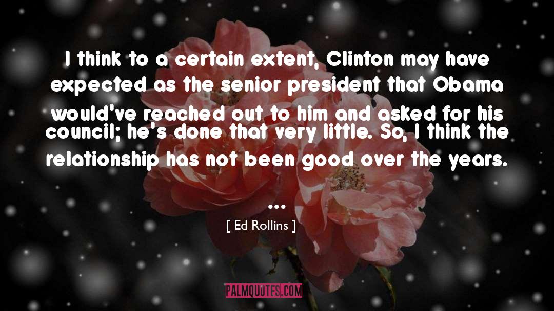 President Nixon quotes by Ed Rollins