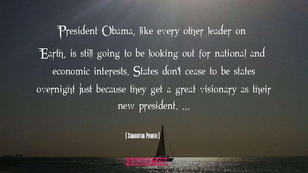 President Obama quotes by Samantha Power