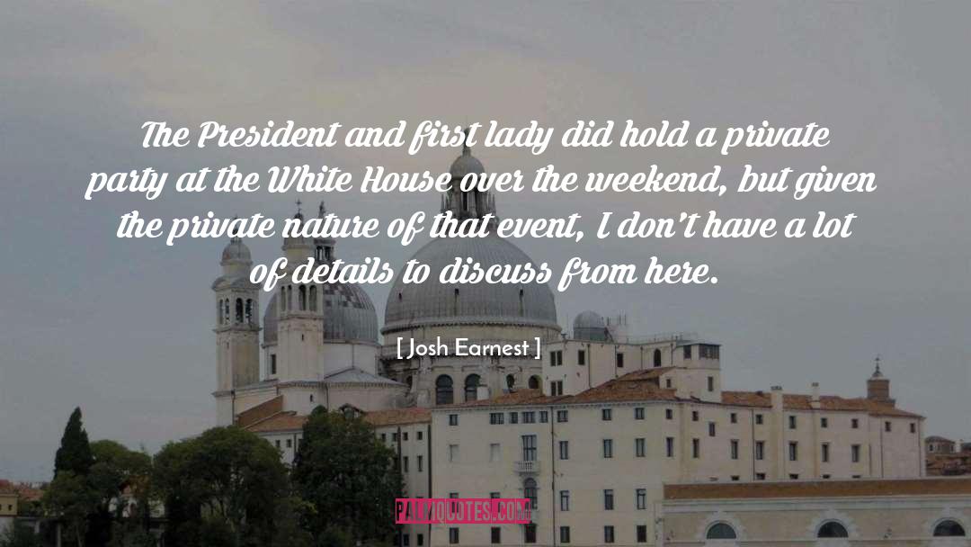 President Snow quotes by Josh Earnest