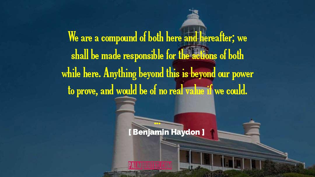 Presidential Power quotes by Benjamin Haydon