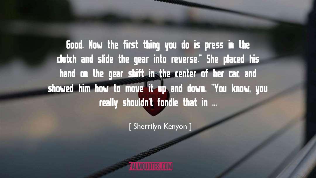 Press In quotes by Sherrilyn Kenyon