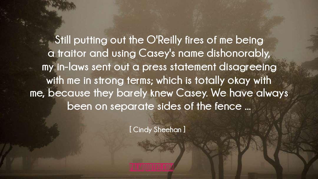 Press Kit quotes by Cindy Sheehan