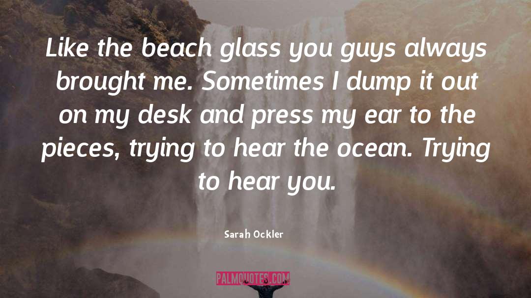 Press Kit quotes by Sarah Ockler