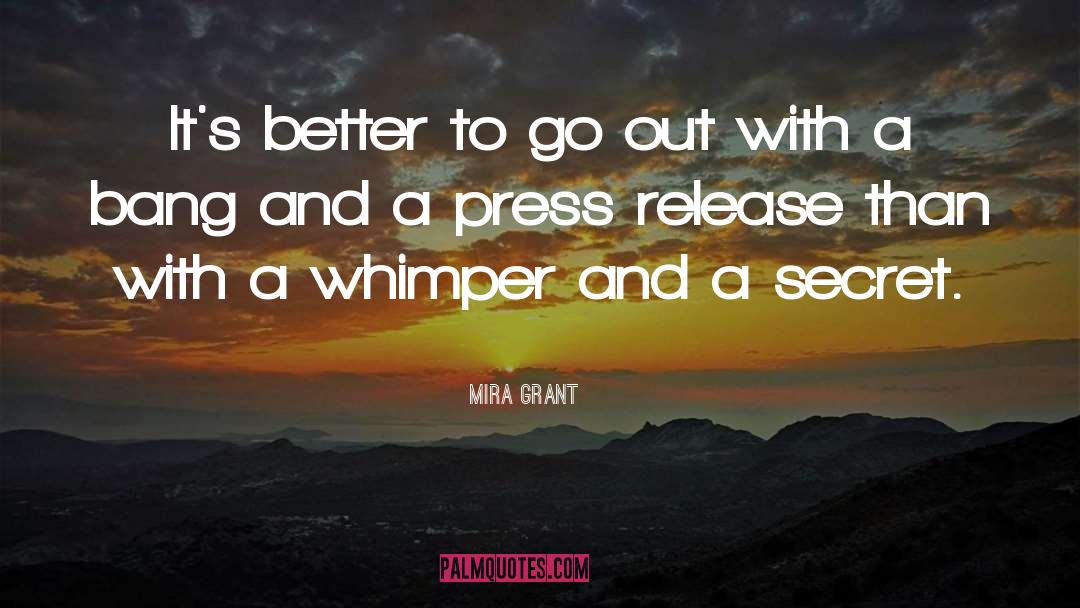 Press Release quotes by Mira Grant