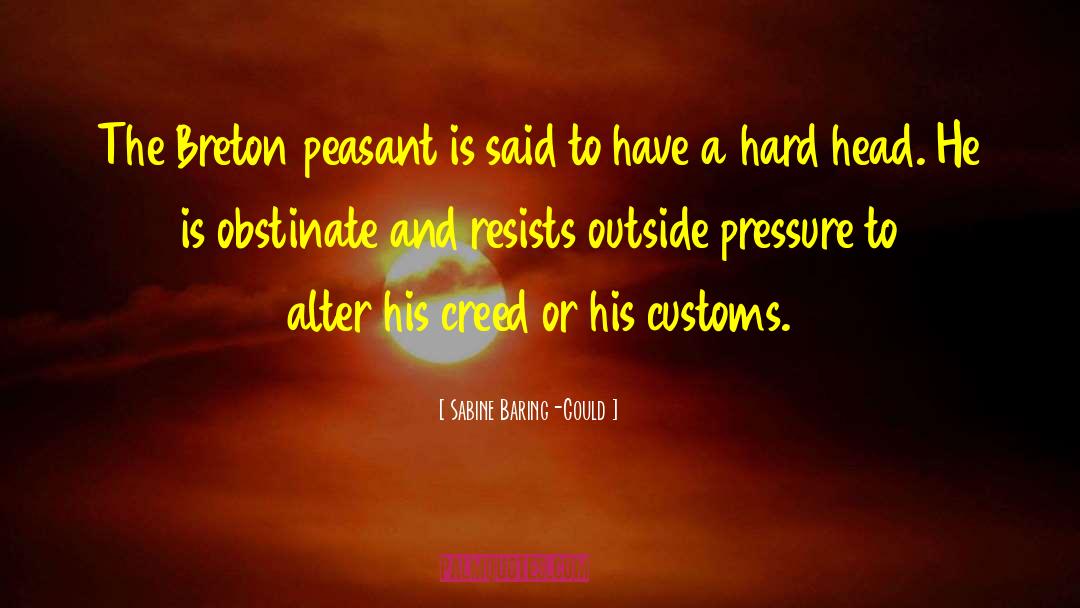 Pressure Head quotes by Sabine Baring-Gould