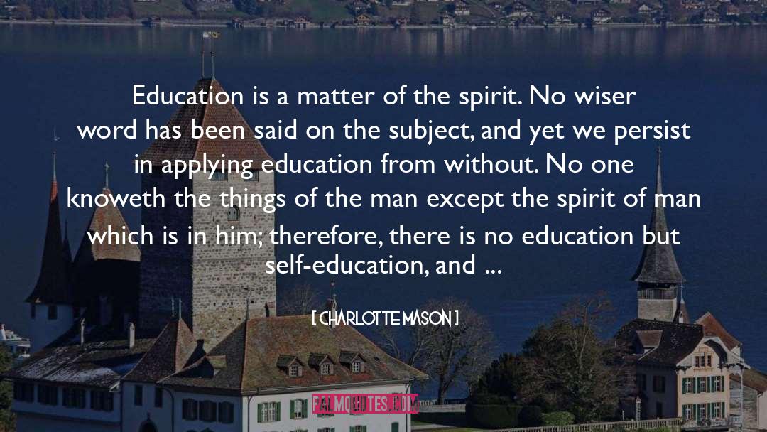Pressure Of Education quotes by Charlotte Mason