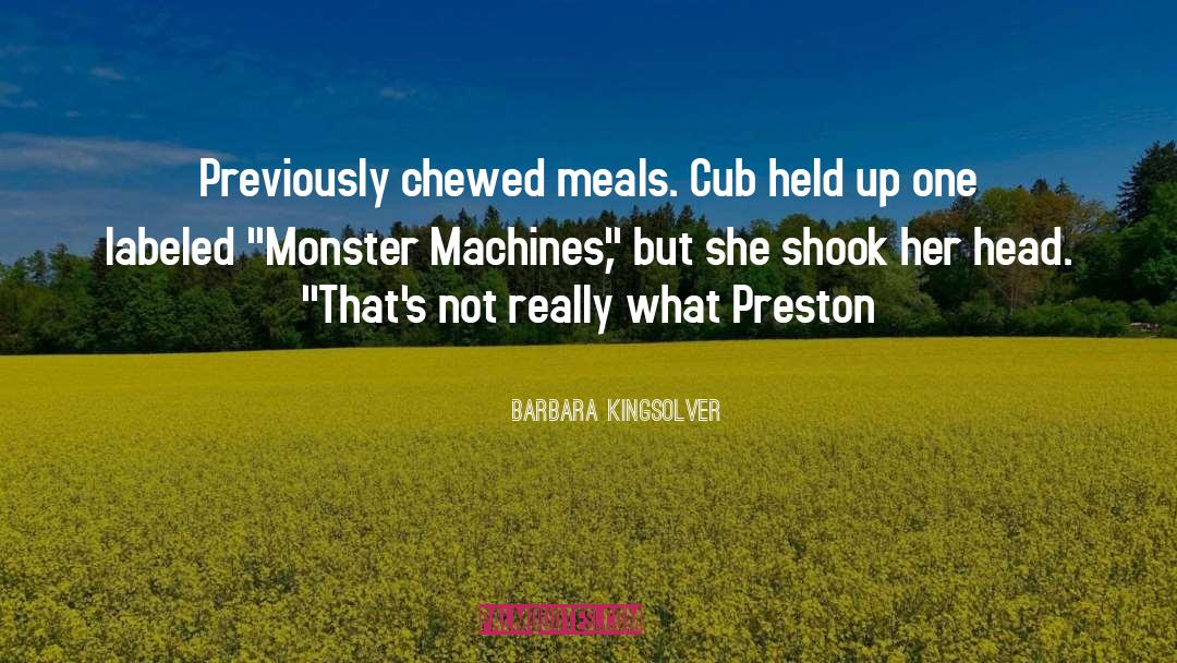 Preston Grant quotes by Barbara Kingsolver