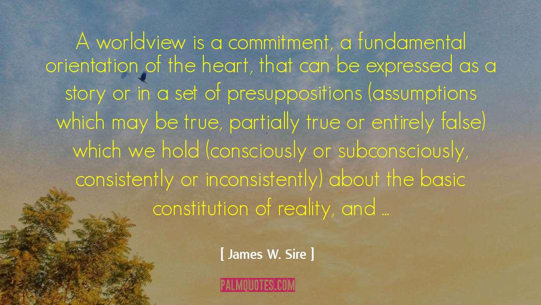 Presuppositions quotes by James W. Sire
