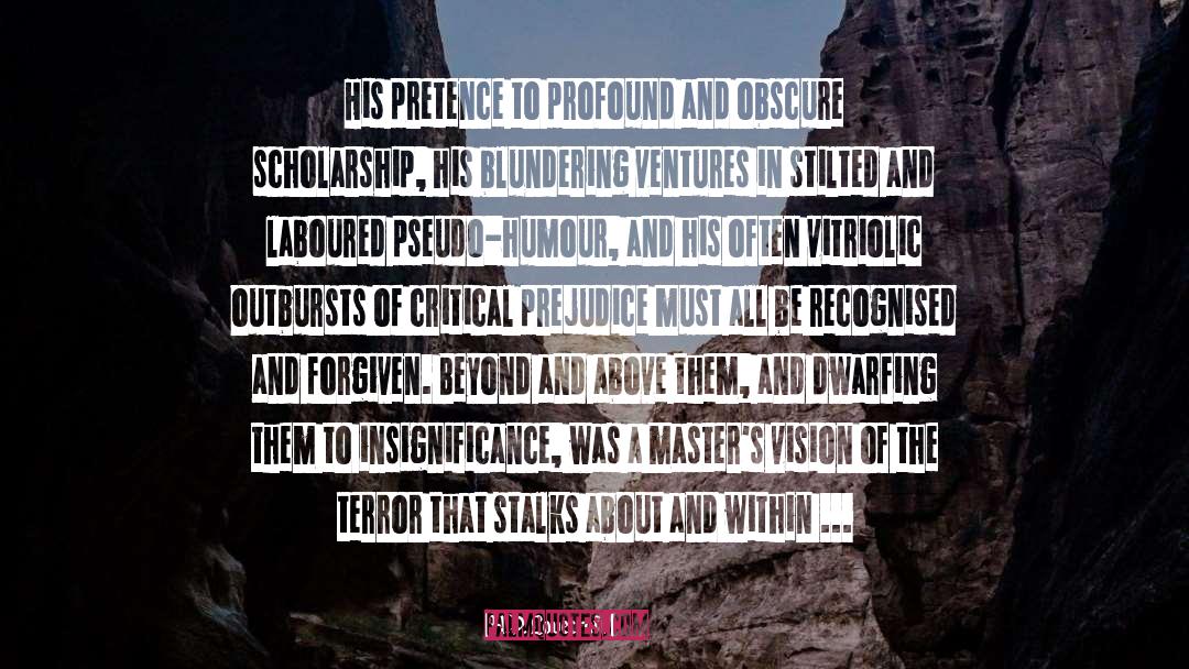 Pretence quotes by H.P. Lovecraft