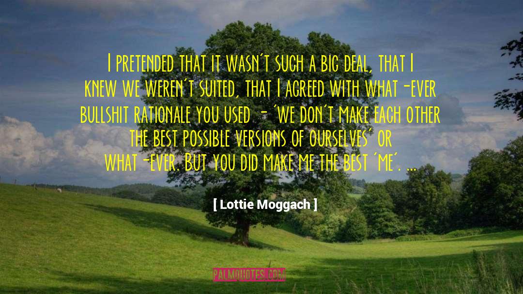 Pretended quotes by Lottie Moggach