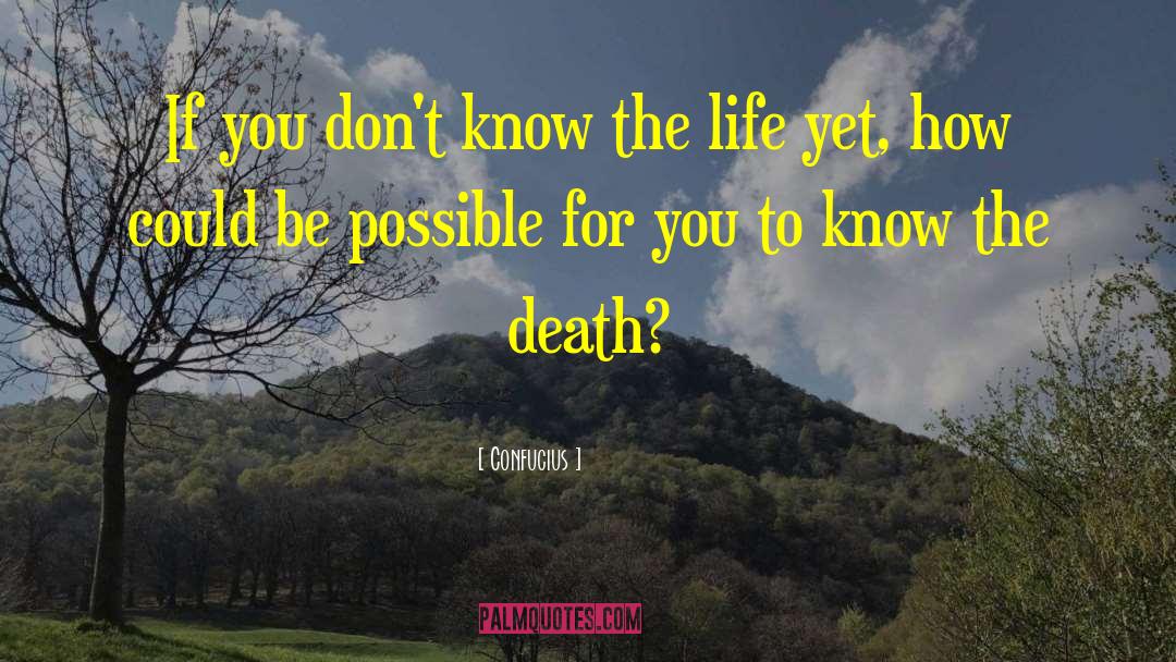 Pretending Death quotes by Confucius