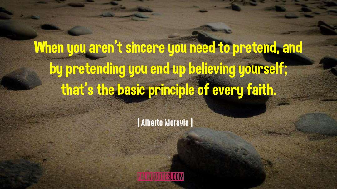 Pretense quotes by Alberto Moravia