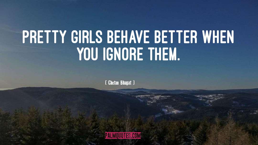 Pretty Girls quotes by Chetan Bhagat
