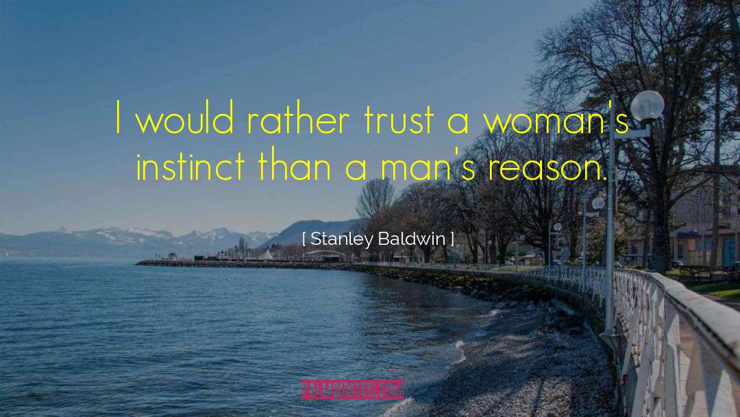 Pretty Instinct quotes by Stanley Baldwin