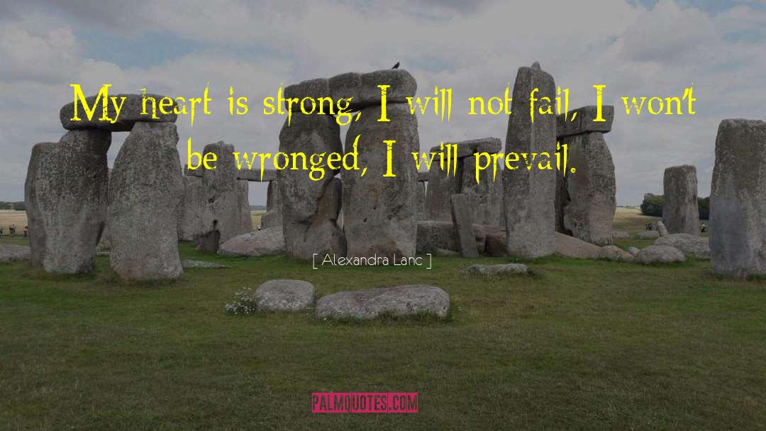 Prevail quotes by Alexandra Lanc