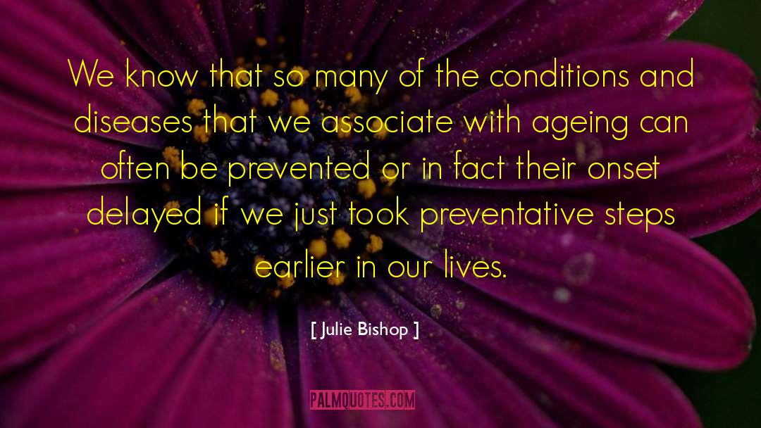 Preventative quotes by Julie Bishop