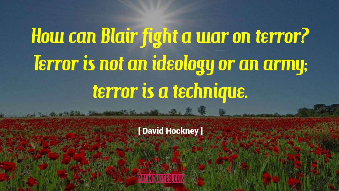 Preventing War quotes by David Hockney