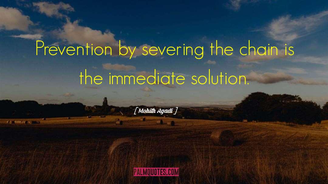 Prevention Is Better Than Cure quotes by Mohith Agadi